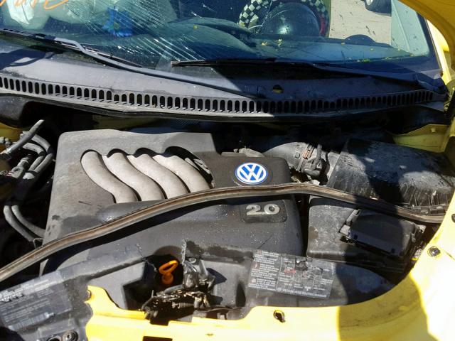 3VWCS21C81M407491 - 2001 VOLKSWAGEN NEW BEETLE Sarı foto 7