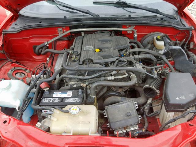 JM1NC25FX60104526 - 2006 MAZDA MX-5 MIATA RED photo 7