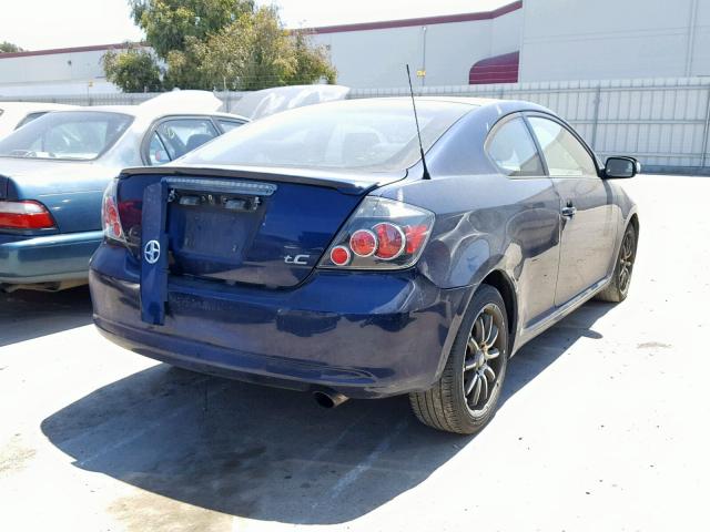 JTKDE167280231371 - 2008 TOYOTA SCION BLUE photo 4