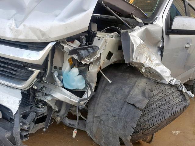 1GCGSCEN1H1191853 - 2017 CHEVROLET COLORADO L SILVER photo 9