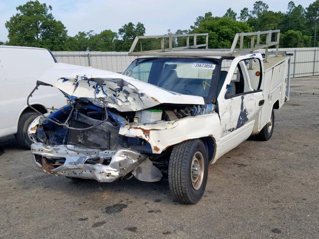 3B6KC26Z4WM269467 - 1998 DODGE RAM 2500 WHITE photo 2