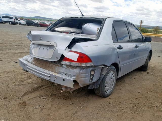 JA3AJ26E15U041980 - 2005 MITSUBISHI LANCER ES SILVER photo 4