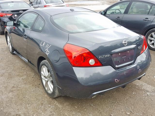 1N4BL2EP3BC100988 - 2011 NISSAN ALTIMA SR GRAY photo 3