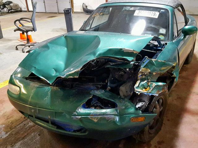 JM1NA351XL0124027 - 1990 MAZDA MX-5 MIATA GREEN photo 9