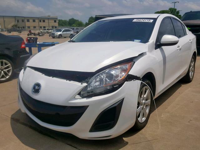 JM1BL1VF6B1434245 - 2011 MAZDA 3 I WHITE photo 2