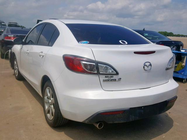 JM1BL1VF6B1434245 - 2011 MAZDA 3 I WHITE photo 3