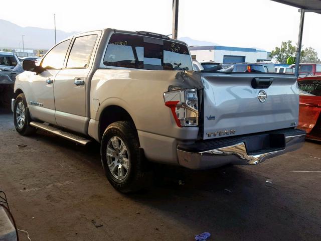 1N6AA1EK2JN503001 - 2018 NISSAN TITAN S SILVER photo 3