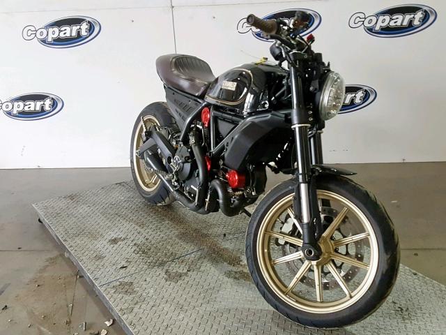 ML015ANM8JT013196 - 2018 DUCATI SCRAMBLER BLACK photo 1