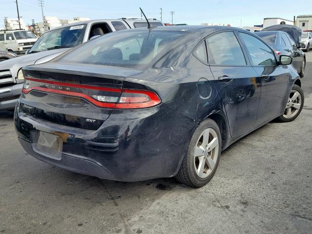 1C3CDFBB2FD315018 - 2015 DODGE DART SXT BLACK photo 4