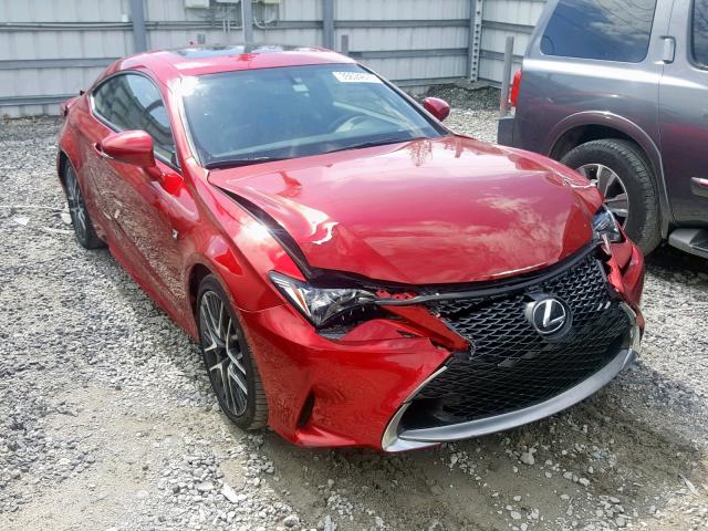 JTHHA5BC6G5002738 - 2016 LEXUS RC 200T RED photo 1