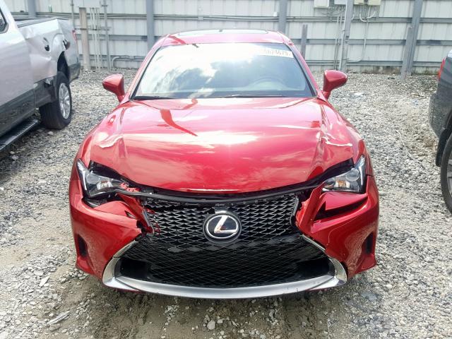 JTHHA5BC6G5002738 - 2016 LEXUS RC 200T RED photo 9