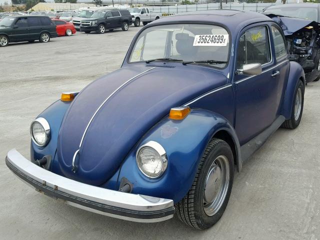 1172054348 - 1977 VOLKSWAGEN BEETLE BLUE photo 2