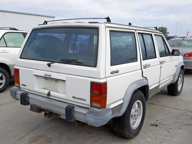 1JCMR7846JT253202 - 1988 JEEP CHEROKEE L WHITE photo 4