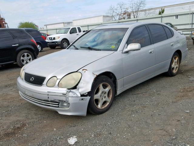 JT8BD68S0X0077353 - 1999 LEXUS GS 300 SILVER photo 2