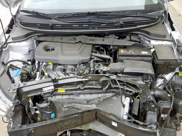 3KPA24AB4KE197397 - 2019 KIA RIO S SILVER photo 7