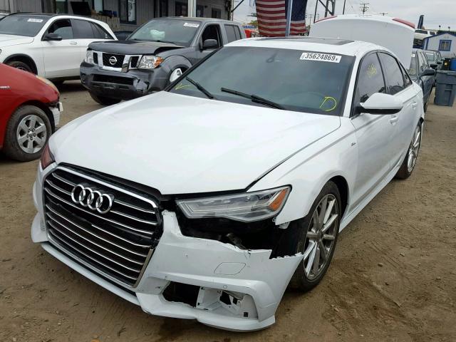 WAUD8AFC3HN130691 - 2017 AUDI A6 PREMIUM WHITE photo 2