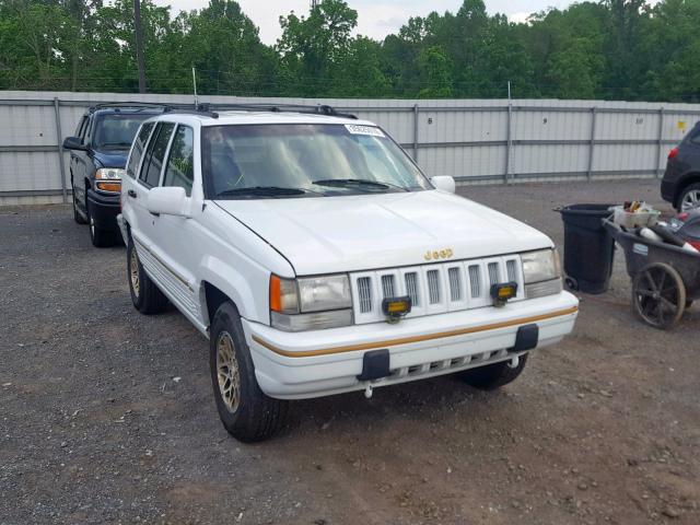 1J4GZ78S4PC671399 - 1993 JEEP GRAND CHER WHITE photo 1