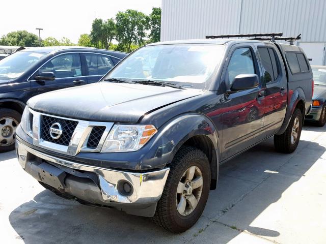 1N6AD0EV6AC439861 - 2010 NISSAN FRONTIER C GRAY photo 2