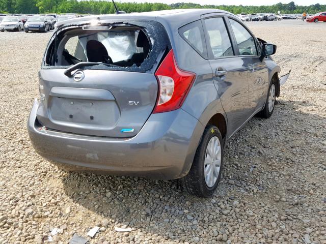 3N1CE2CP6GL364099 - 2016 NISSAN VERSA NOTE GRAY photo 4