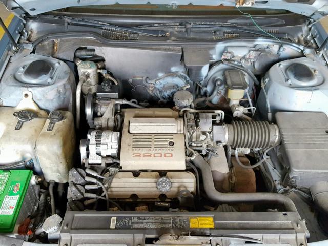 1G2HX54C6L1261233 - 1990 PONTIAC BONNEVILLE BLUE photo 7