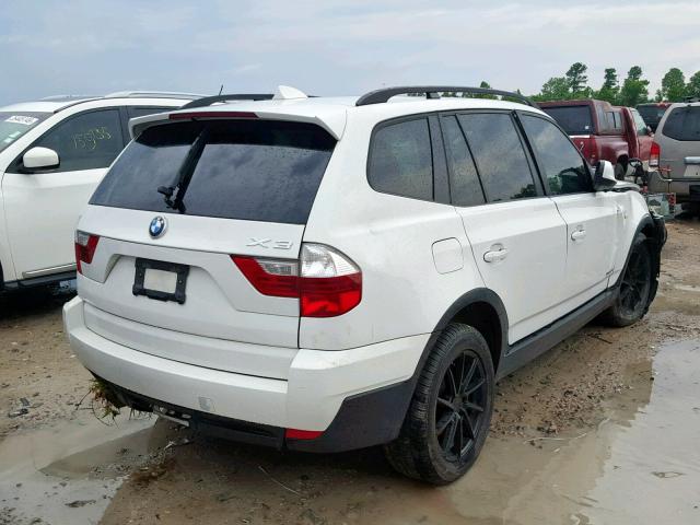 WBXPC9C4XAWJ35464 - 2010 BMW X3 XDRIVE3 WHITE photo 4