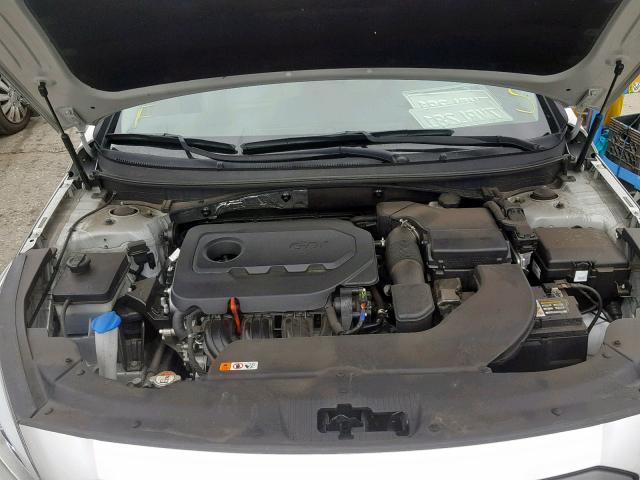 5NPE34AFXHH450759 - 2017 HYUNDAI SONATA SPO SILVER photo 7