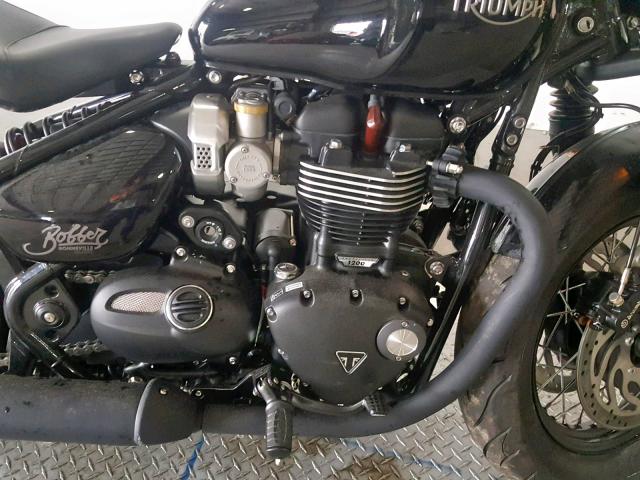 SMTD53HL6JT867505 - 2018 TRIUMPH MOTORCYCLE BONNEVILLE BLACK photo 7