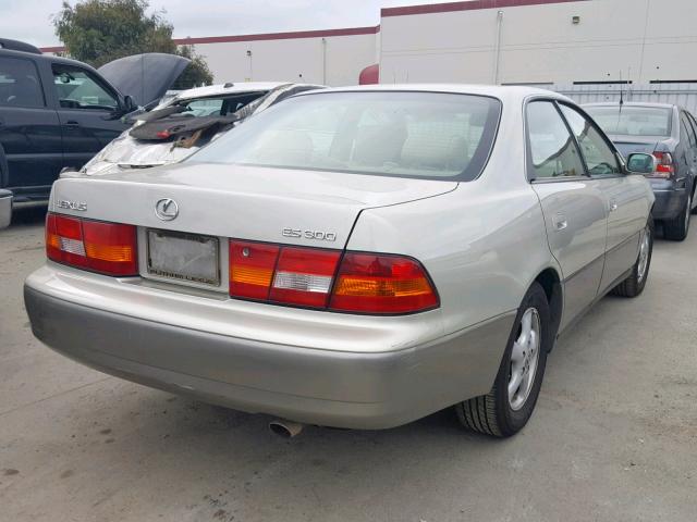 JT8BF28G6X0195292 - 1999 LEXUS ES 300 BEIGE photo 4