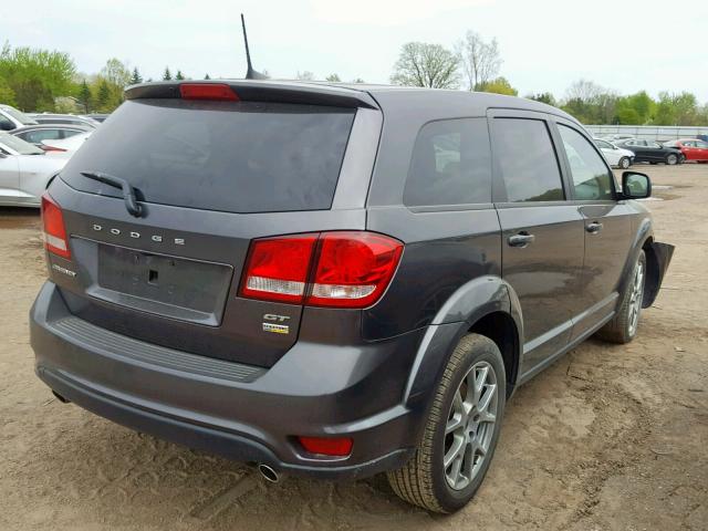 3C4PDCEG7JT472453 - 2018 DODGE JOURNEY GT GRAY photo 4