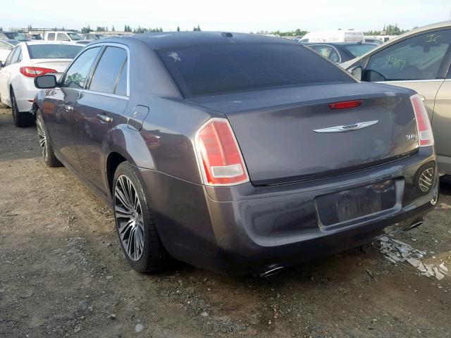 2C3CCABG6EH118422 - 2014 CHRYSLER 300 S GRAY photo 3