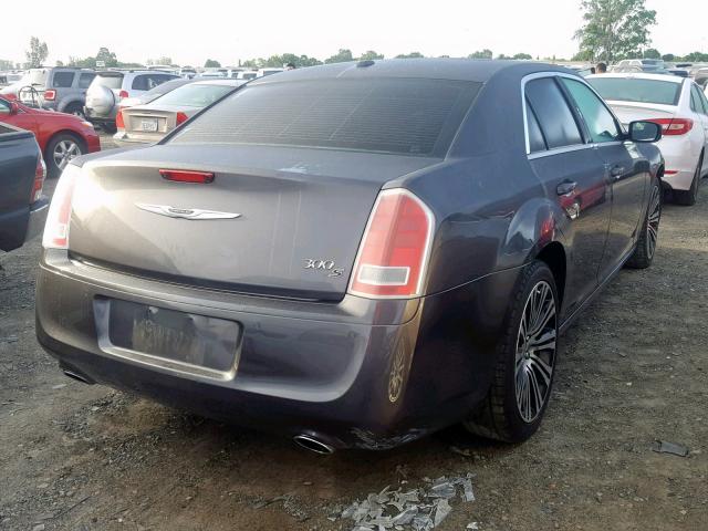 2C3CCABG6EH118422 - 2014 CHRYSLER 300 S GRAY photo 4