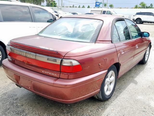 W06VR52R9WR101113 - 1998 CADILLAC CATERA MAROON photo 4