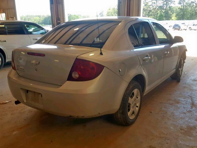 1G1AK55F867868099 - 2006 CHEVROLET COBALT LS GRAY photo 4