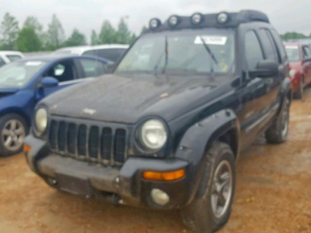 1J4GL38K34W222879 - 2004 JEEP LIBERTY RE BLACK photo 2