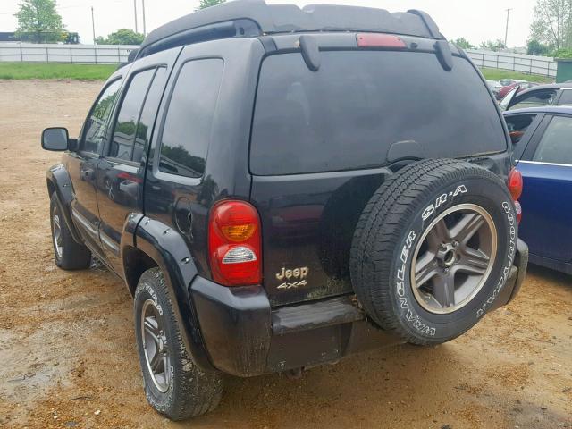 1J4GL38K34W222879 - 2004 JEEP LIBERTY RE BLACK photo 3