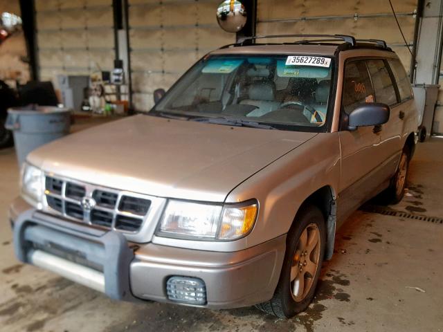 JF1SF6554XH722474 - 1999 SUBARU FORESTER S SILVER photo 2