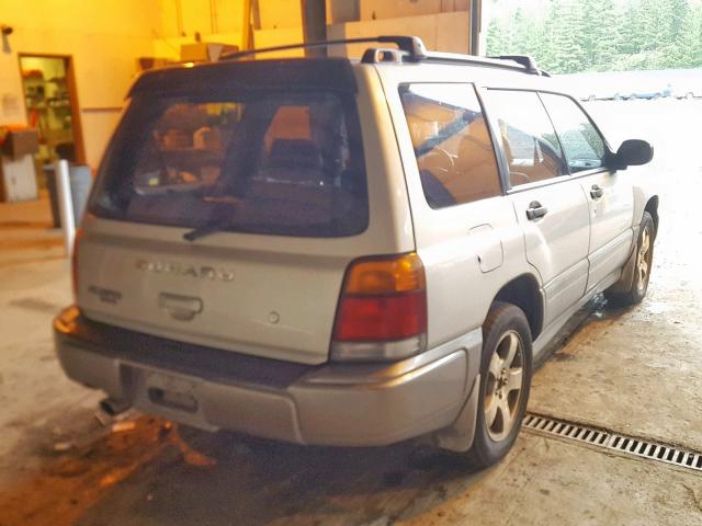 JF1SF6554XH722474 - 1999 SUBARU FORESTER S SILVER photo 4