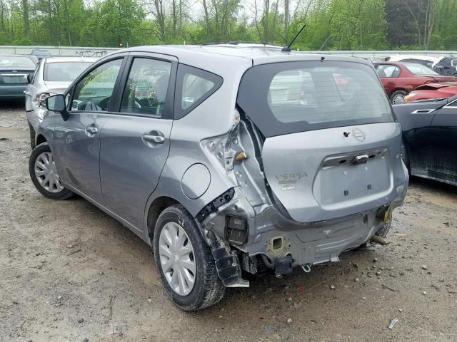 3N1CE2CP8FL399046 - 2015 NISSAN VERSA NOTE GRAY photo 3