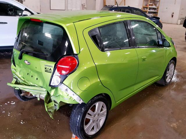 KL8CA6S97FC754540 - 2015 CHEVROLET SPARK LS GREEN photo 4