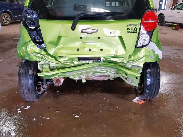 KL8CA6S97FC754540 - 2015 CHEVROLET SPARK LS GREEN photo 9