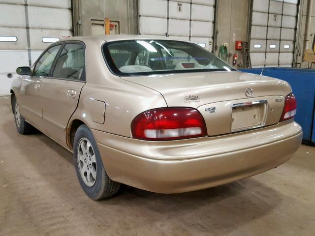 1YVGF22C3W5744892 - 1998 MAZDA 626 DX GOLD photo 3