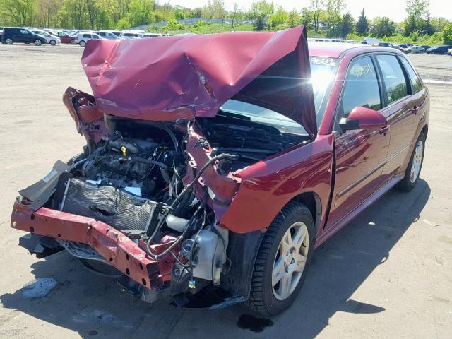 1G1ZT61896F151634 - 2006 CHEVROLET MALIBU MAX 勃艮第红 照片 2