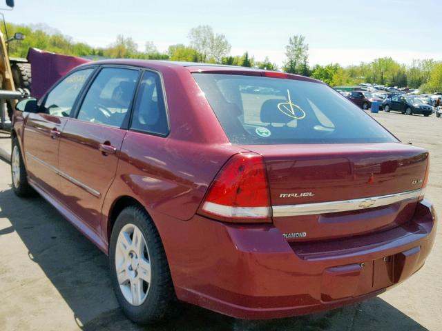 1G1ZT61896F151634 - 2006 CHEVROLET MALIBU MAX 勃艮第红 照片 3