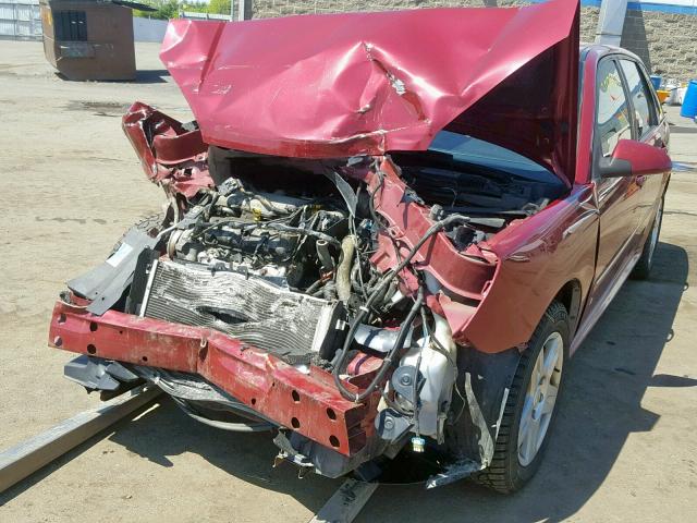 1G1ZT61896F151634 - 2006 CHEVROLET MALIBU MAX 勃艮第红 照片 9