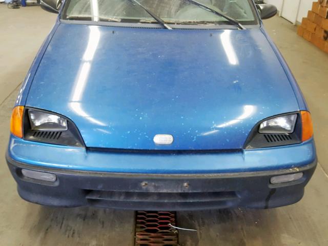 2C1MR6460P6735892 - 1993 GEO METRO BLUE photo 10