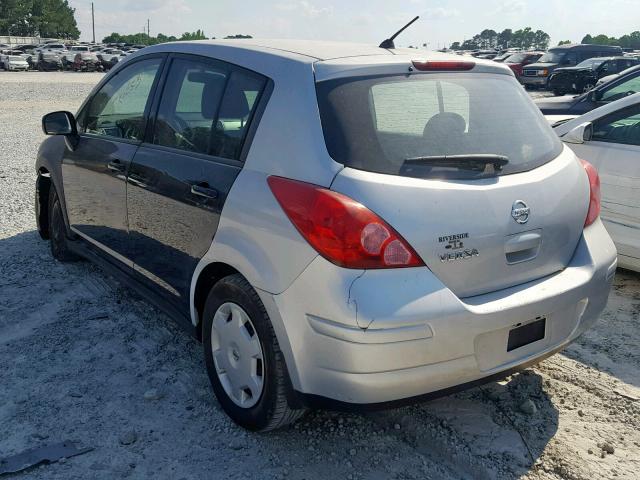 3N1BC13E79L393477 - 2009 NISSAN VERSA S SILVER photo 3