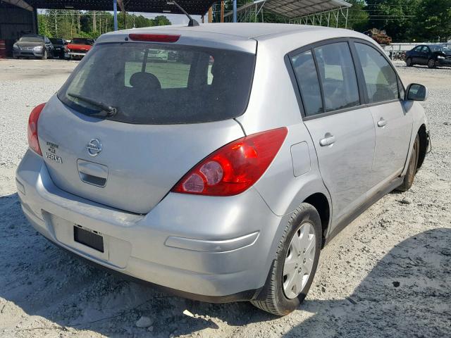 3N1BC13E79L393477 - 2009 NISSAN VERSA S SILVER photo 4