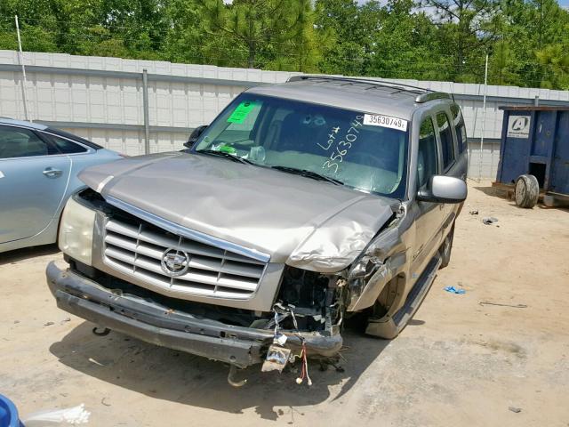 1GYEC63T02R108939 - 2002 CADILLAC ESCALADE L SILVER photo 9