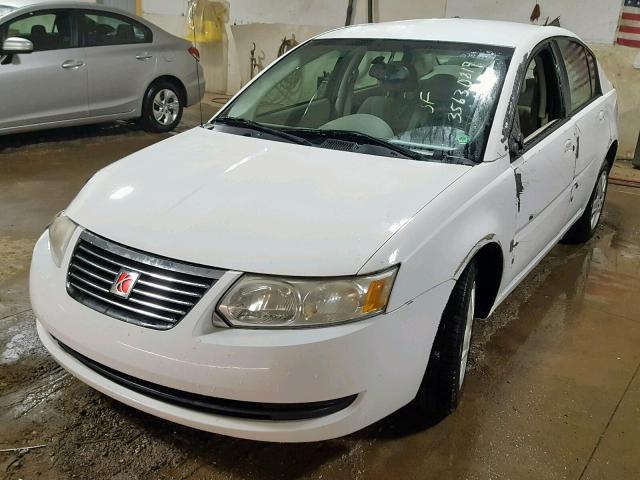 1G8AJ55FX7Z106676 - 2007 SATURN ION LEVEL WHITE photo 2