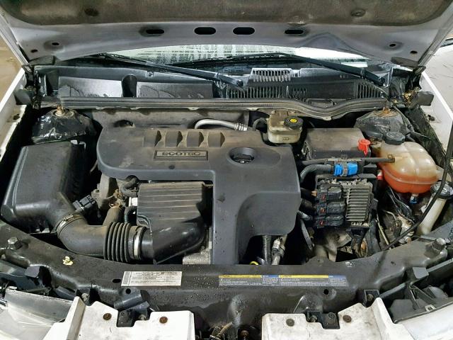 1G8AJ55FX7Z106676 - 2007 SATURN ION LEVEL WHITE photo 7